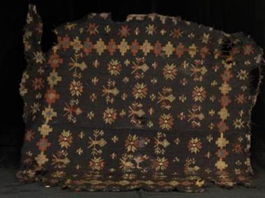 Κομμάτι από μάλλινο χράμι, φθαρμένο.