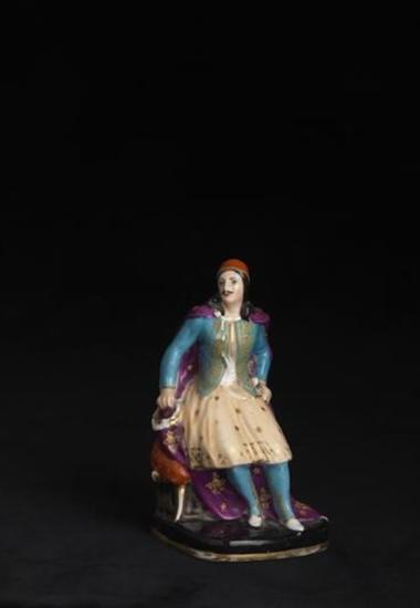 Πορσελάνινο αγαλματίδιο  - φιάλη από τη Γαλλία.