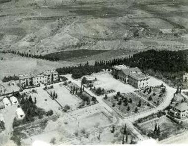 Aerial photograph of Anatolia College campus in Pylea; 2