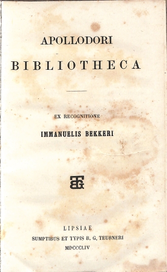 Apollodori Bibliotheca