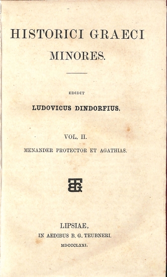 Historici Graeci Minores: Vol. II