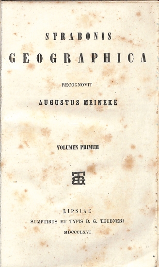 Strabonis Geographica: Volumen primum