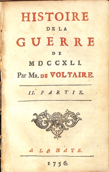 Histoire de la Guerre de MDCCXLI: II Partie