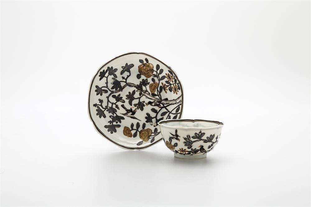 Κύπελλο, πορσελάνη με επιχρύσωση και επαργύρωση