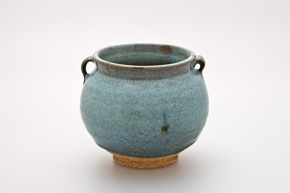 Jar of glazed Shiwan stoneware
