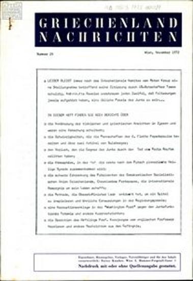 Griechenland Nachrichten