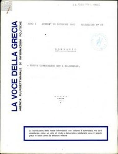 La Voce della Grecia