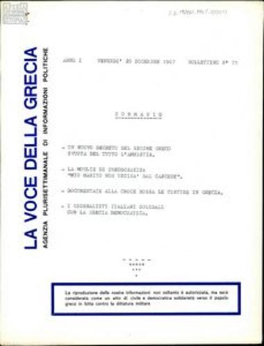 La Voce della Grecia