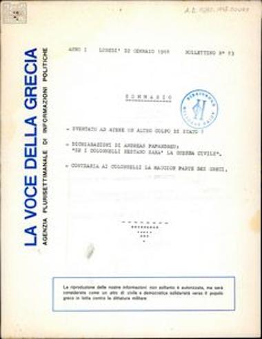 La Voce della Grecia