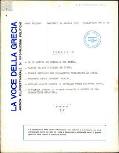 La Voce della Grecia