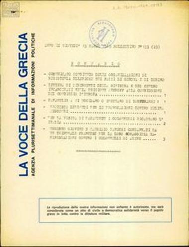 La Voce della Grecia