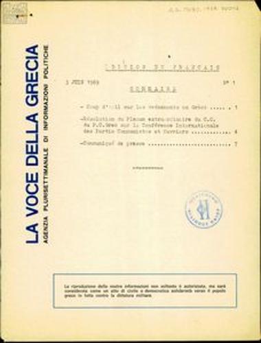 La Voce della Grecia