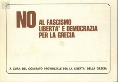 Postcard about the release of political prisoners