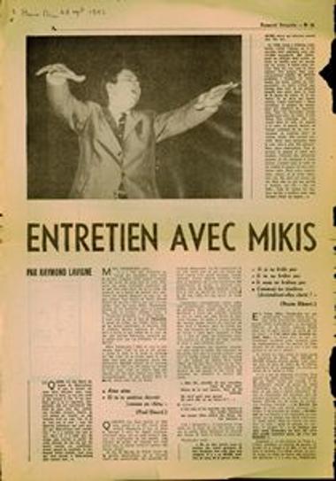 Entretien avec Mikis Theodorakis