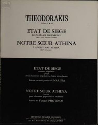 Etat de Siege - Notre Sœur Athina