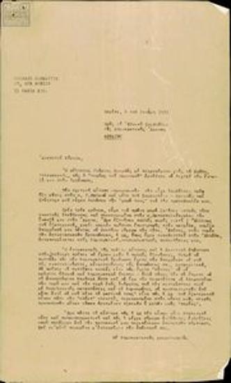 Internal correspondence and notes between the Central Council and local groups