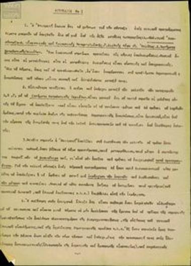 Circular no. 1 by the Local Geneva Chapter of the Democratic Defence (DA)