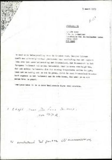 Αλληλογραφία του Γεωργίου Σαριδάκη