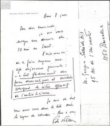 Αλληλογραφία του Γεωργίου Σαριδάκη