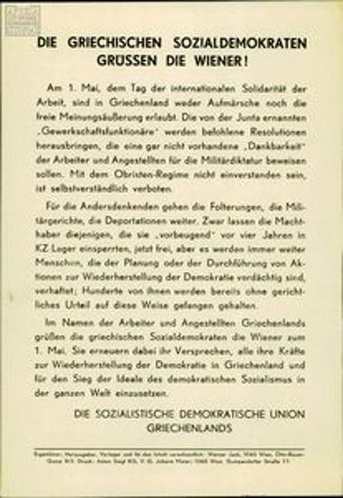 Platform and manifesto of the Socialist Democratic Union (SDE)