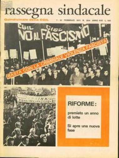 Italian newspaper containing an article by M. Karra entitled: 'Comme la Grecia resiste'