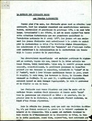 Newspaper clippings on the 1973 referendum