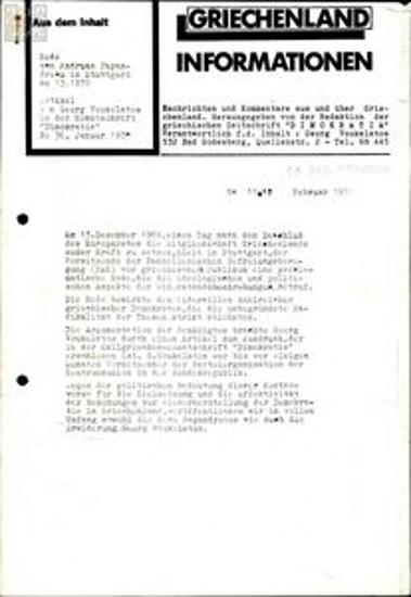 Griechenland Informationen