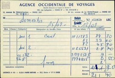 Αλληλογραφία μεταξύ Δ. Βαρελά και Σ. Σωμερίτη για το ελληνικό ζήτημα και τις επιτροπές στη Γαλλία