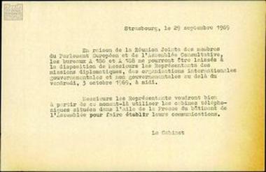 Name lists of participants, invitation