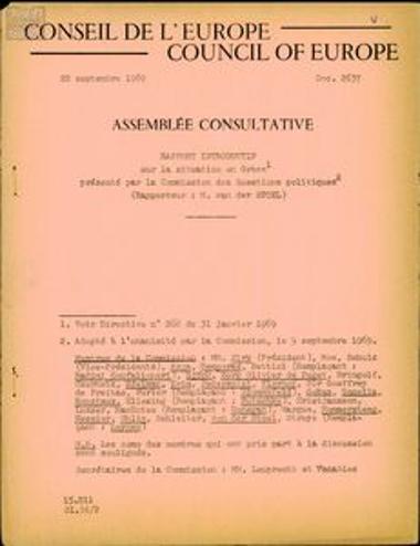 Αναφορές για την κατάσταση στην Ελλάδα και επισυναπτόμενες δηλώσεις