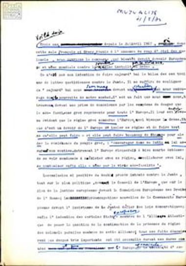 Speech by S. Someritis at an anti-dictatorship event