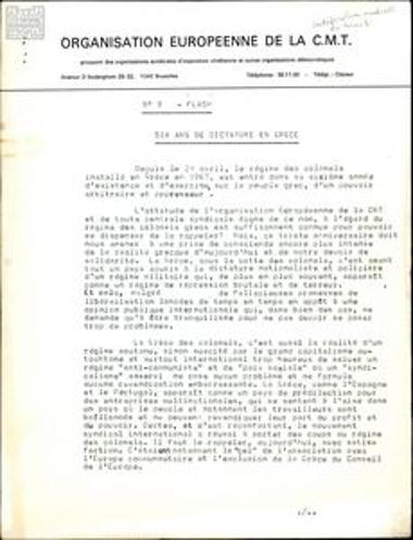 Organisation Européene de la Confédération Mondiale du Travail