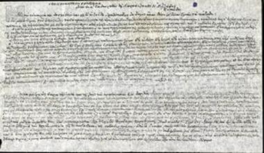 Memo (in tiny writing) to the Police Superintendent of Southern Greece about detention conditions