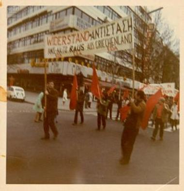 Demonstration in Berlin on 25/04/1971