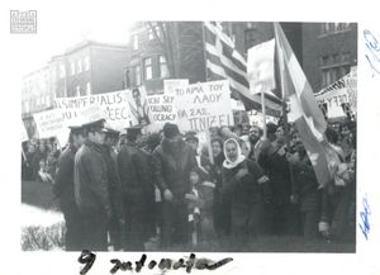 Αντιδικτατορική διαδήλωση στο Μόντρεαλ