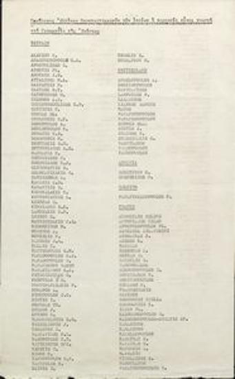 Κατάλογος Ελλήνων Πανεπιστημιακών των οποίων η παρουσία είναι γνωστή στη Γραμματεία της Ενώσεως