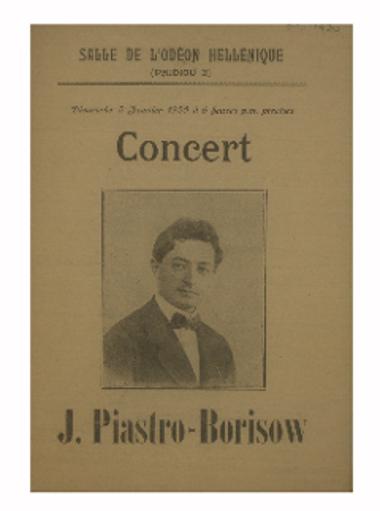 Concert J. Piastro-Borisow
