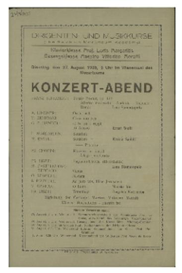 Konzert - abend