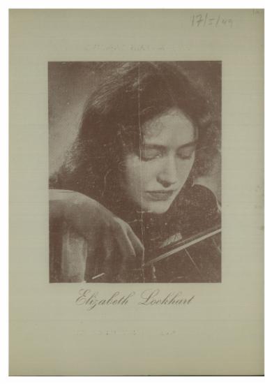 Η αγγλίς βιολονίστρια  Elizabeth Lockhart : 24η συναυλία συνδρομητών