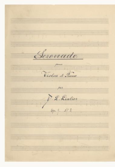 Drei Salonstucke, Op. 9: 1. Romance, no.1. 2. Berceuse, no. 2. 3. Serenade, no.3