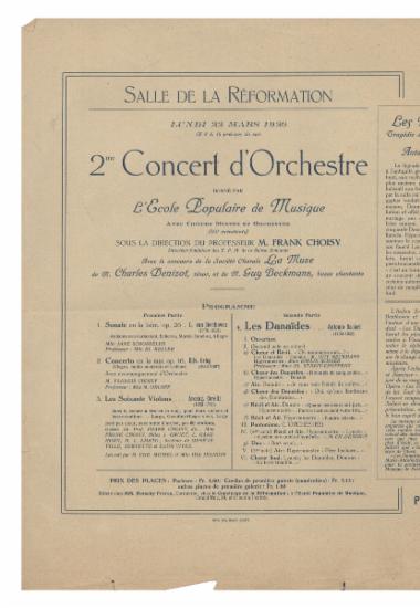 2me Concert d' Orchestre