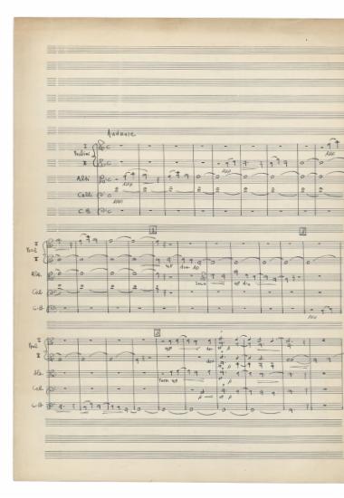 Prelude-Strumming-Dance (For string orchestra), [Preloudio-Penia-Choros (Yia orchistra egchordon)]