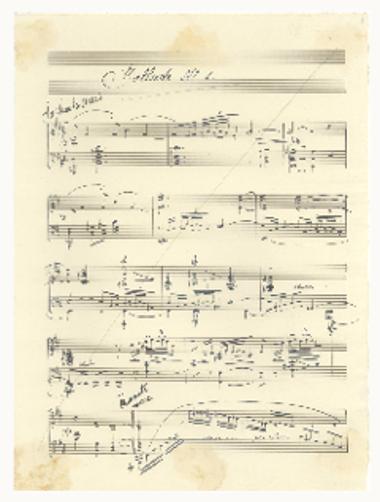 1e Ballade in H Moll fur Violine und Klavier