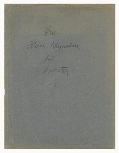 Drei kleine Rhapsodien fur Orchester: Rhapsodie no. 2 (Griechische)