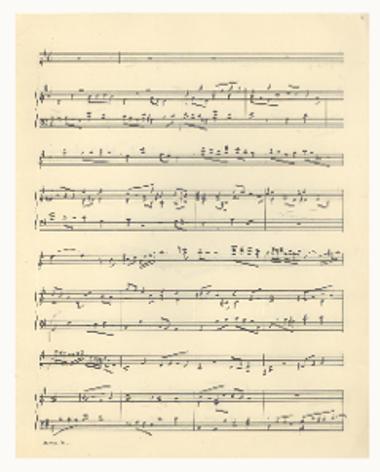 Fuge fur Violine und Klavier [G-dur]