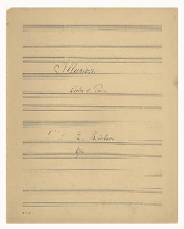 Illusion: violon et piano