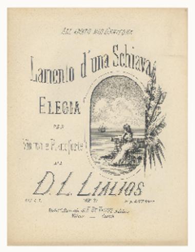 Lamento d` una Schiava: elegia per violino e pianoforte, οp. 2