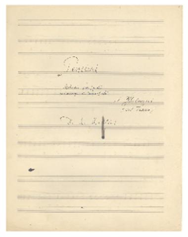 Pensieri: melodia per canto con accomp. di pianoforte