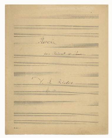 Reverie pour violoncell et piano, op.10