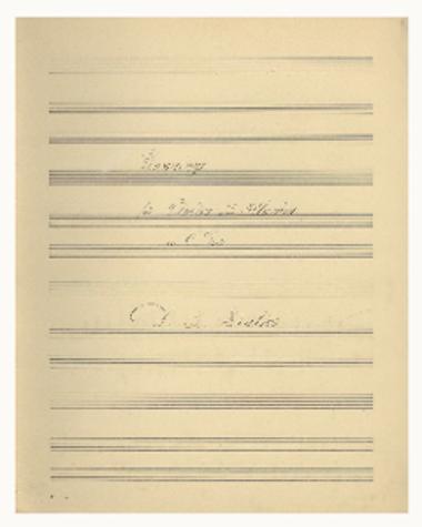 Romanze fur Violine und Klavier in C Dur